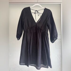 H&M Black Mini Dress